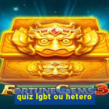 quiz lgbt ou hetero